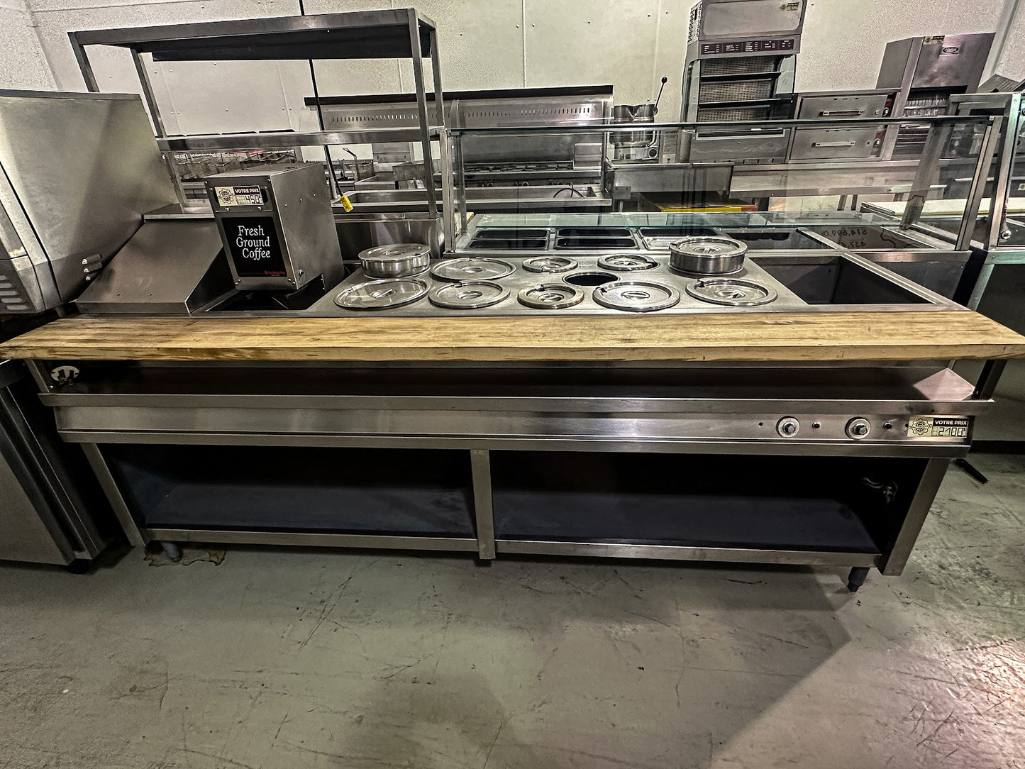 Hot table - 8 foot