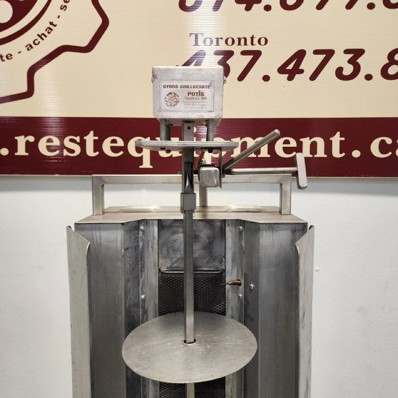 Shawarma machine Potis G3 propane gaz Gyros Grill