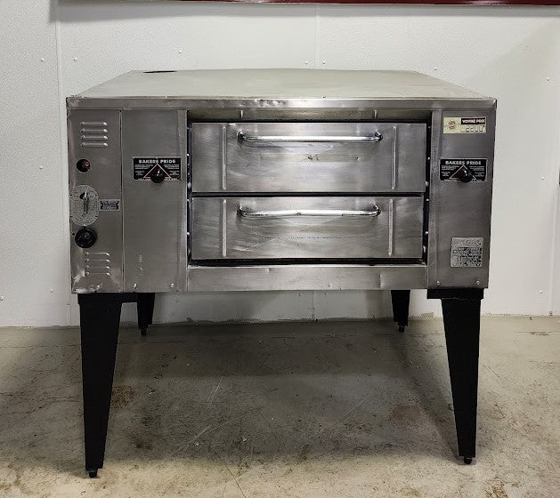 Single deck standing gas pizza oven