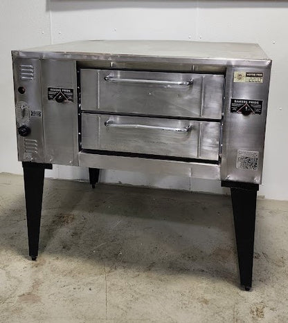 Single deck standing gas pizza oven