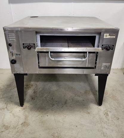 Single deck standing gas pizza oven