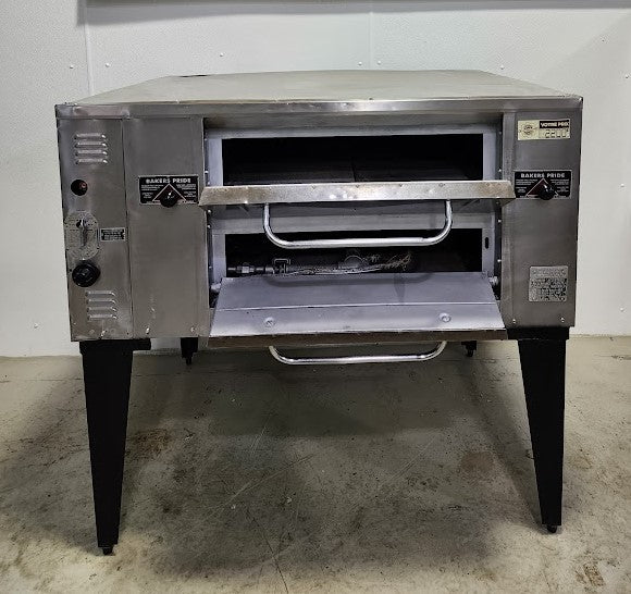 Single deck standing gas pizza oven