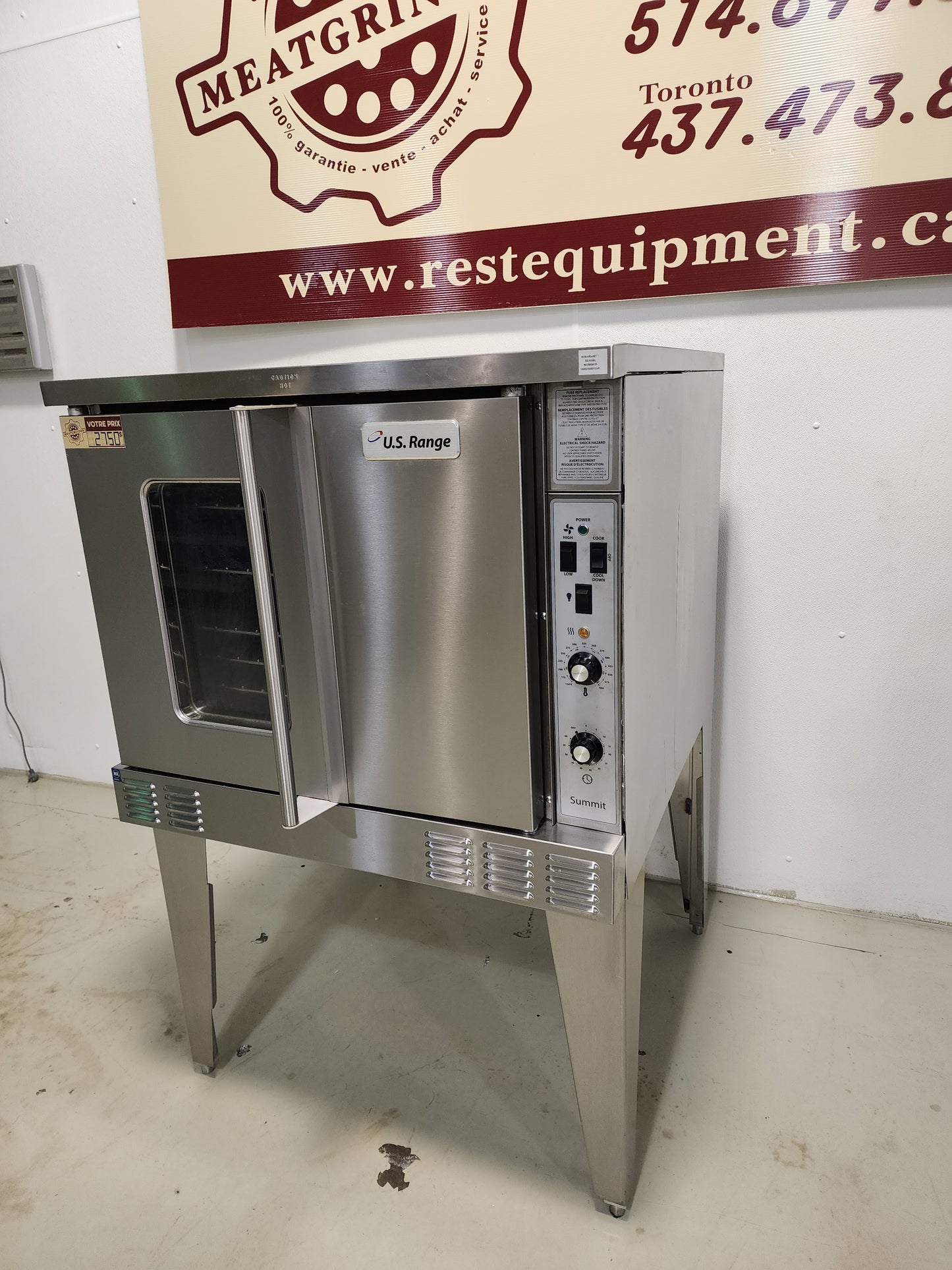 Convection Oven Us Range electrics