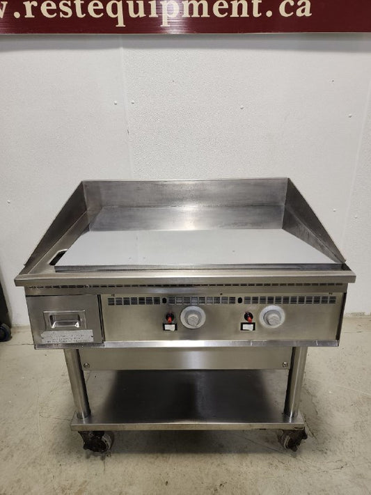 Keating 36x36 Front Trough Gas 36" MIRACLEAN Griddle