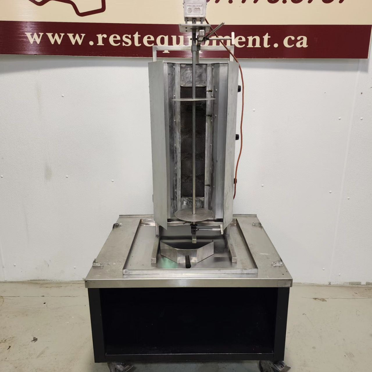 Shawarma machine Potis G3 propane gaz Gyros Grill