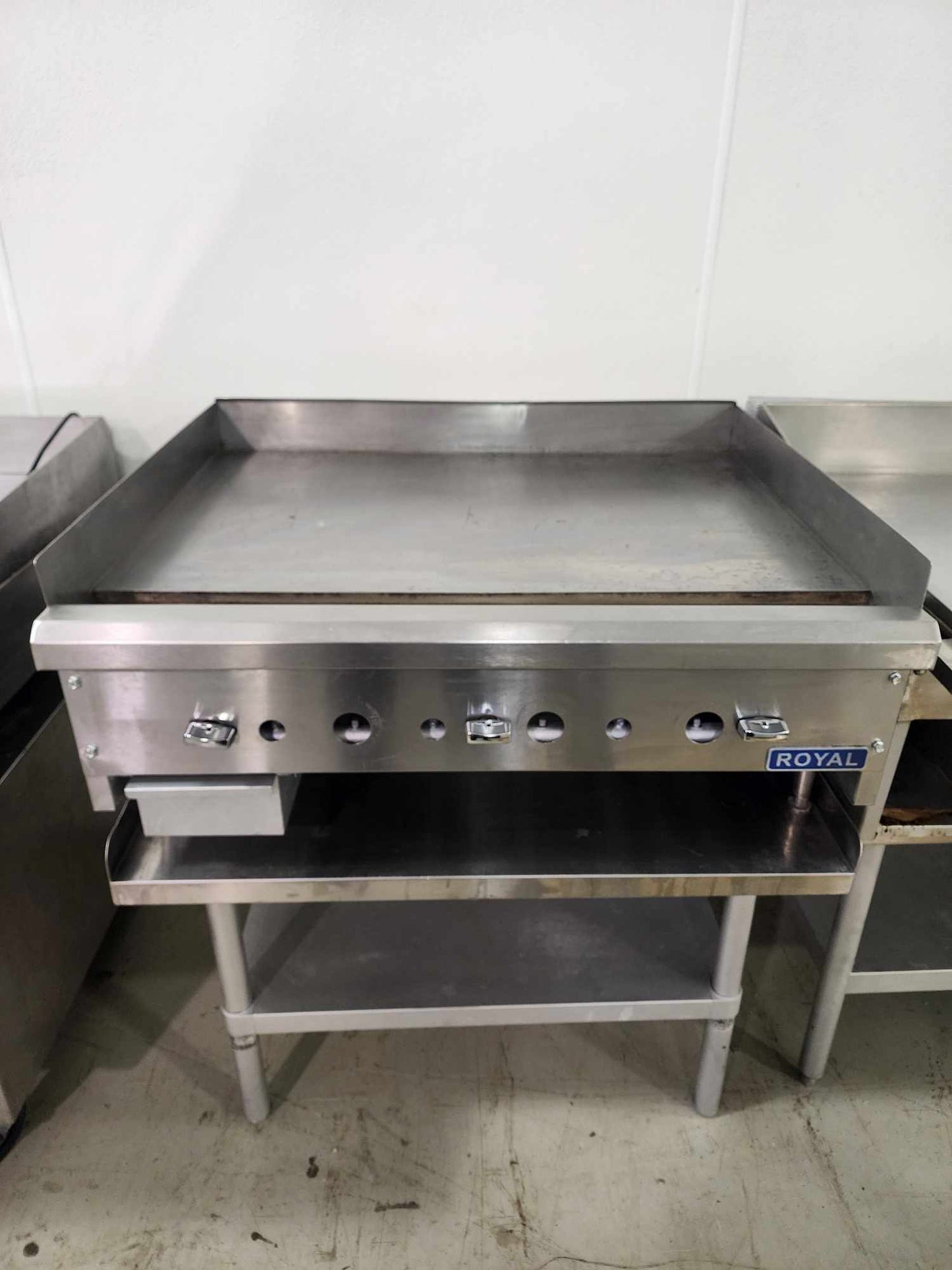 Griddle Royal manual control gaz