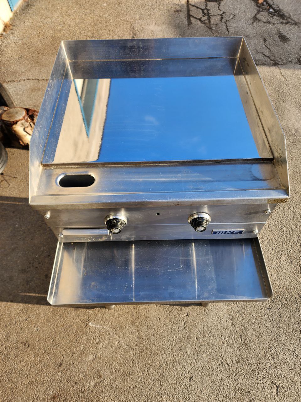 Griddle Mke mirror 24" gaz naturel