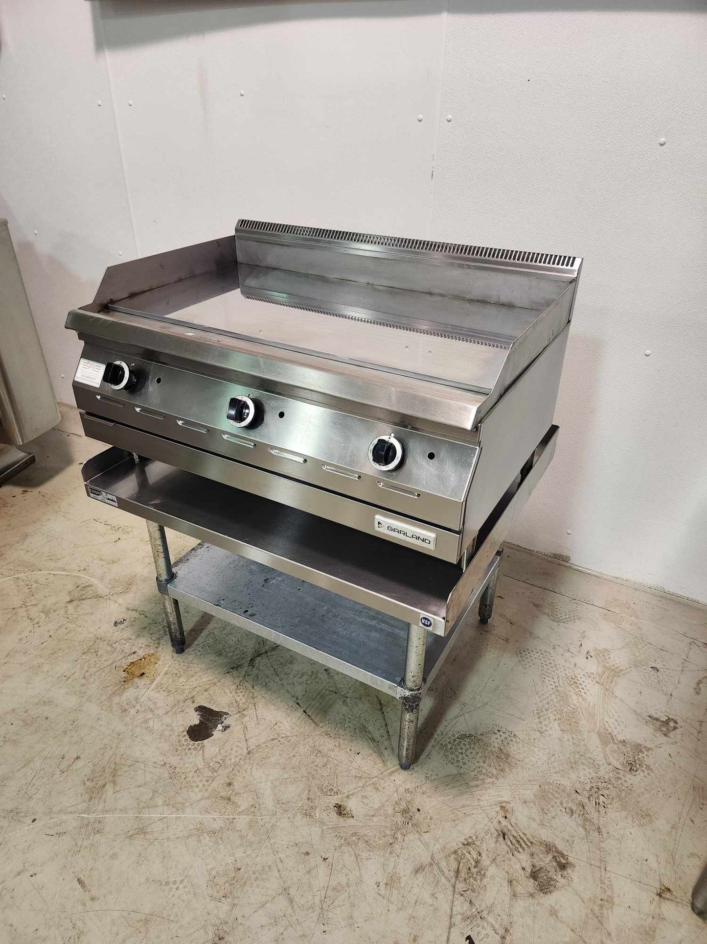 Garland 36” Mirror Griddle on Stand