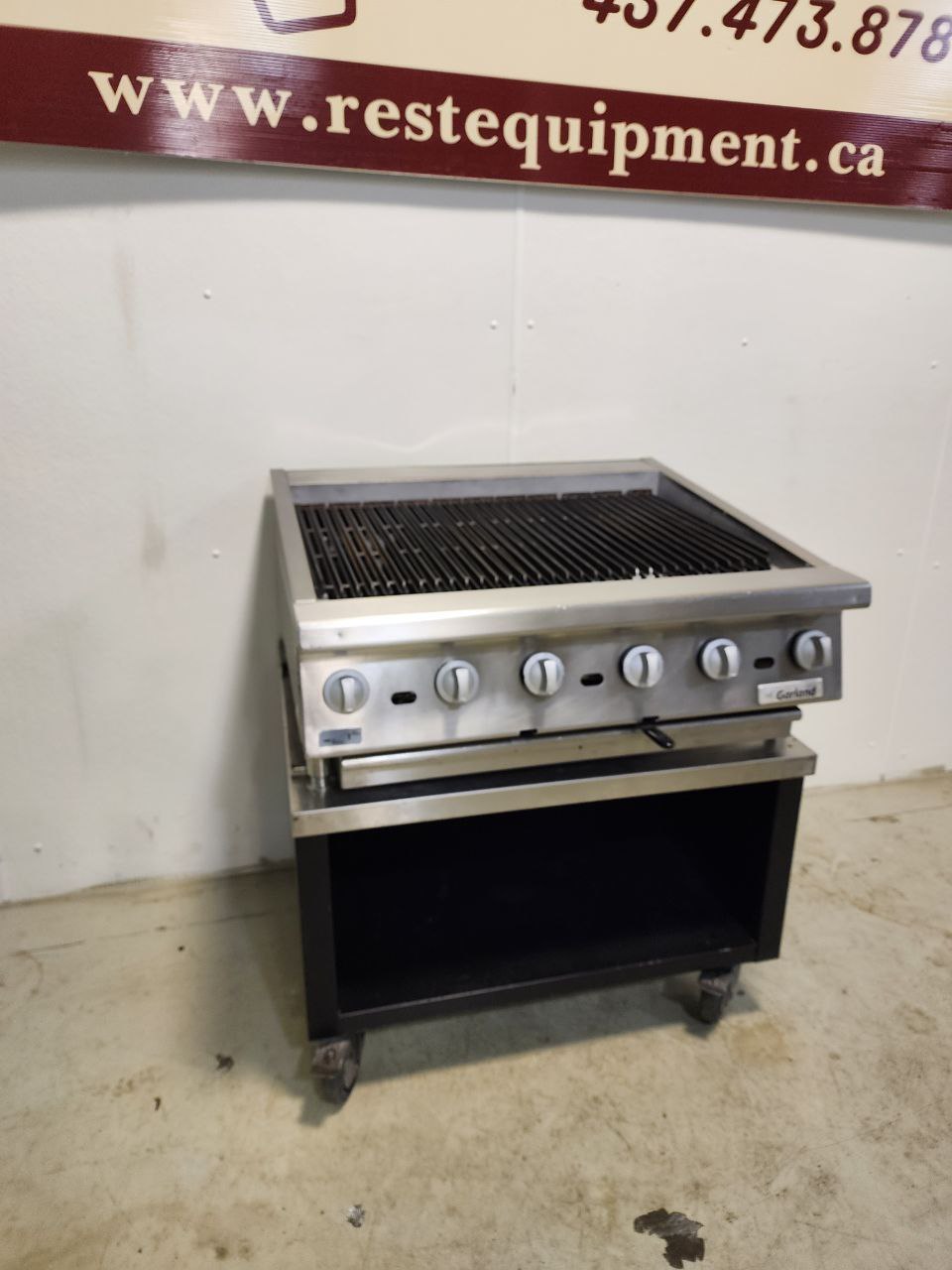 Garland GTBG36-AR36 36" Radiant Natural Gas Charbroiler With Adjustable Grates