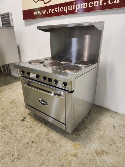 Stove Royal 6 burners electric