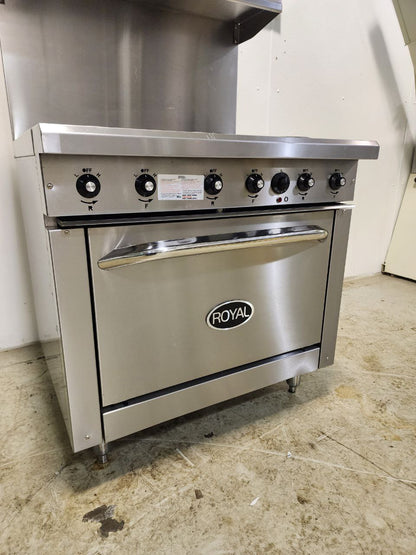 Stove Royal 6 burners electric