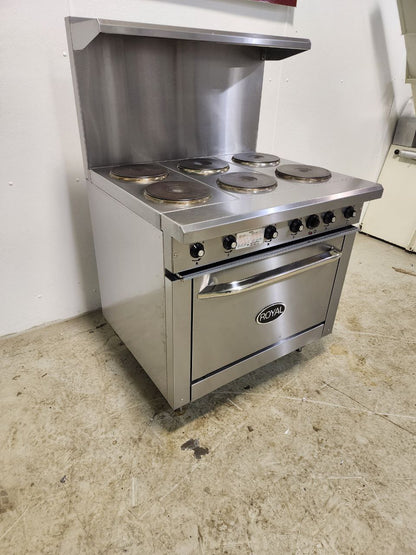 Stove Royal 6 burners electric